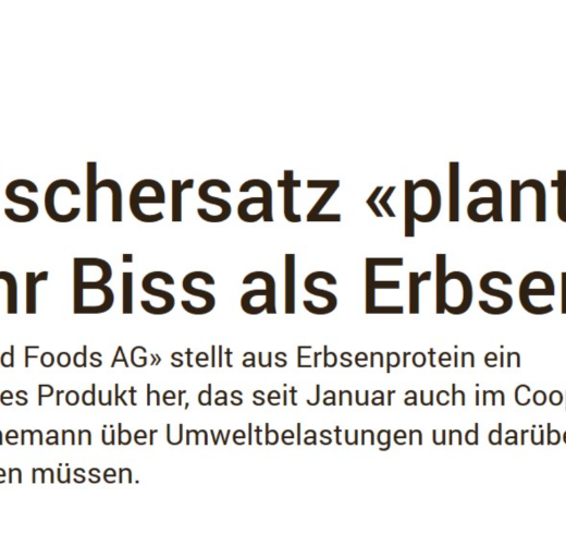 Le substitut de viande "planted" a plus de mordant que la purée de pois