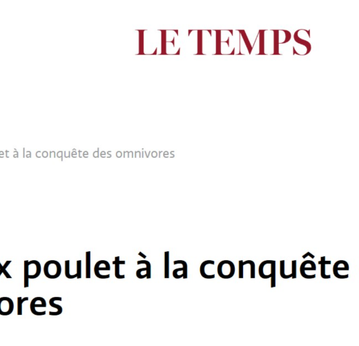 Le temps - Le faux poulet pour conquérir les omnivores