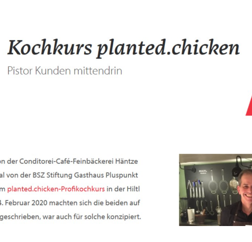 Kochkurs planted.chicken - Pistor Kunden mittendrin